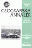 Geografiska Annaler A