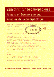 Z. f. Geomorphologie